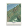 Map of Ghent, Kentucky, 12 x 18 inch unframed archival matte print