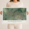 Map of Graymoor-Devondale, Kentucky, 12 x 18 inch unframed archival matte print