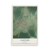 Map of Hartford, Kentucky, 12 x 18 inch unframed archival matte print