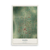 Map of Hazel, Kentucky, 12 x 18 inch unframed archival matte print