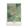 Map of Hebron, Kentucky, 12 x 18 inch unframed archival matte print