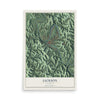 Map of Jackson, Kentucky, 12 x 18 inch unframed archival matte print