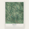 Keavy, Kentucky map print, the full design