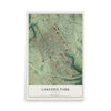 Map of Lakeside Park, Kentucky, 12 x 18 inch unframed archival matte print
