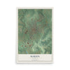 Map of Marion, Kentucky, 12 x 18 inch unframed archival matte print