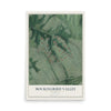 Map of Mockingbird Valley, Kentucky, 12 x 18 inch unframed archival matte print