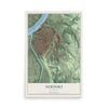 Map of Newport, Kentucky, 12 x 18 inch unframed archival matte print
