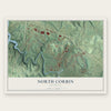 North Corbin, Kentucky map print, the full design