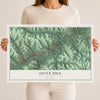 Map of Olive Hill, Kentucky, 12 x 18 inch unframed archival matte print