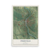 Map of Perryville, Kentucky, 12 x 18 inch unframed archival matte print