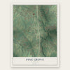 Pine Grove, Kentucky map print, the full design