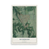 Map of Riverwood, Kentucky, 12 x 18 inch unframed archival matte print