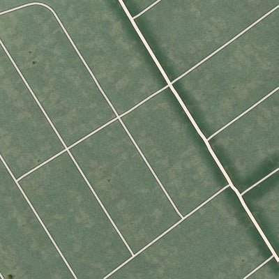 Second close-up of the map of Rolling Fields, Kentucky print showing more streets and buildings