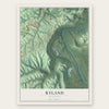 Ryland, Kentucky map print, the full design