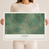 Map of Salem, Kentucky, 12 x 18 inch unframed archival matte print