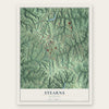 Stearns, Kentucky map print, the full design