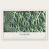 Van Lear, Kentucky map print, the full design