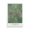 Map of Winchester, Kentucky, 12 x 18 inch unframed archival matte print