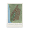 Map of Audubon - University, Louisiana, 12 x 18 inch unframed archival matte print