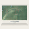 Bayou L'Ourse, Louisiana map print, the full design