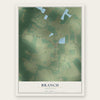 Branch, Louisiana map print, the full design
