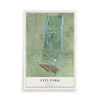 Map of City Park, Louisiana, 12 x 18 inch unframed archival matte print