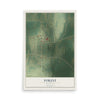 Map of Forest, Louisiana, 12 x 18 inch unframed archival matte print
