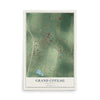 Map of Grand Coteau, Louisiana, 12 x 18 inch unframed archival matte print