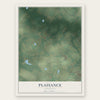 Plaisance, Louisiana map print, the full design