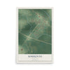Map of Sorrento, Louisiana, 12 x 18 inch unframed archival matte print