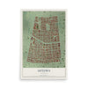 Map of Uptown, Louisiana, 12 x 18 inch unframed archival matte print