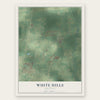 White Hills, Louisiana map print, the full design