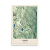 Map of Ashby, Massachusetts, 12 x 18 inch unframed archival matte print