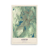 Map of Auburn, Massachusetts, 12 x 18 inch unframed archival matte print