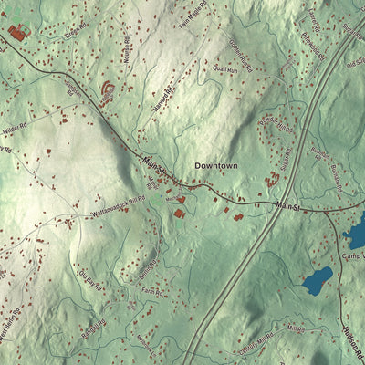 Street and neighborhood detail from the Bolton, Massachusetts map