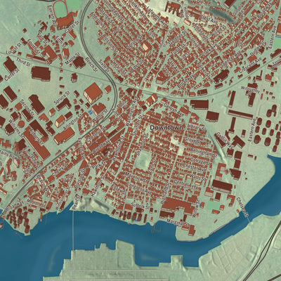 Street and neighborhood detail from the Chelsea, Massachusetts map