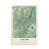 Map of Concord, Massachusetts, 12 x 18 inch unframed archival matte print