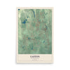 Map of Easton, Massachusetts, 12 x 18 inch unframed archival matte print