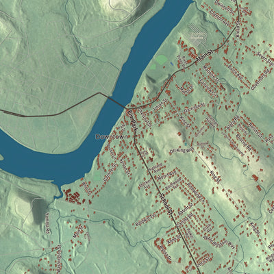 Street and neighborhood detail from the Groveland, Massachusetts map