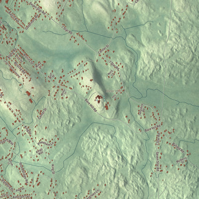 Terrain and local geography detail from the Groveland, Massachusetts map