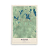 Map of Halifax, Massachusetts, 12 x 18 inch unframed archival matte print