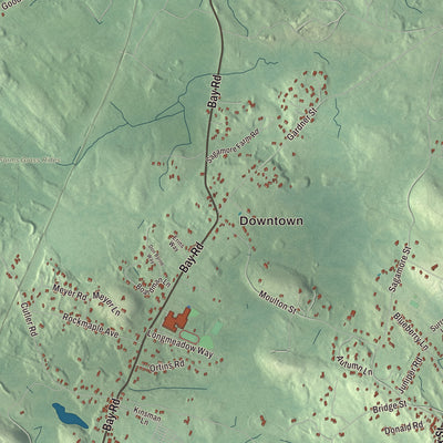 Street and neighborhood detail from the Hamilton, Massachusetts map