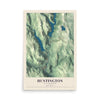 Map of Huntington, Massachusetts, 12 x 18 inch unframed archival matte print