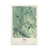Map of Lee, Massachusetts, 12 x 18 inch unframed archival matte print