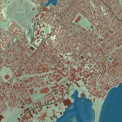 Street and neighborhood detail from the Lynn, Massachusetts map
