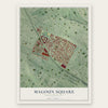 Magoun Square, Massachusetts map print, the full design
