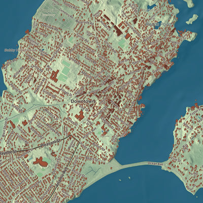 Street and neighborhood detail from the Marblehead, Massachusetts map