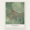 Mattapan, Massachusetts map print, the full design