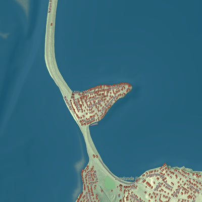 Street and neighborhood detail from the Nahant, Massachusetts map