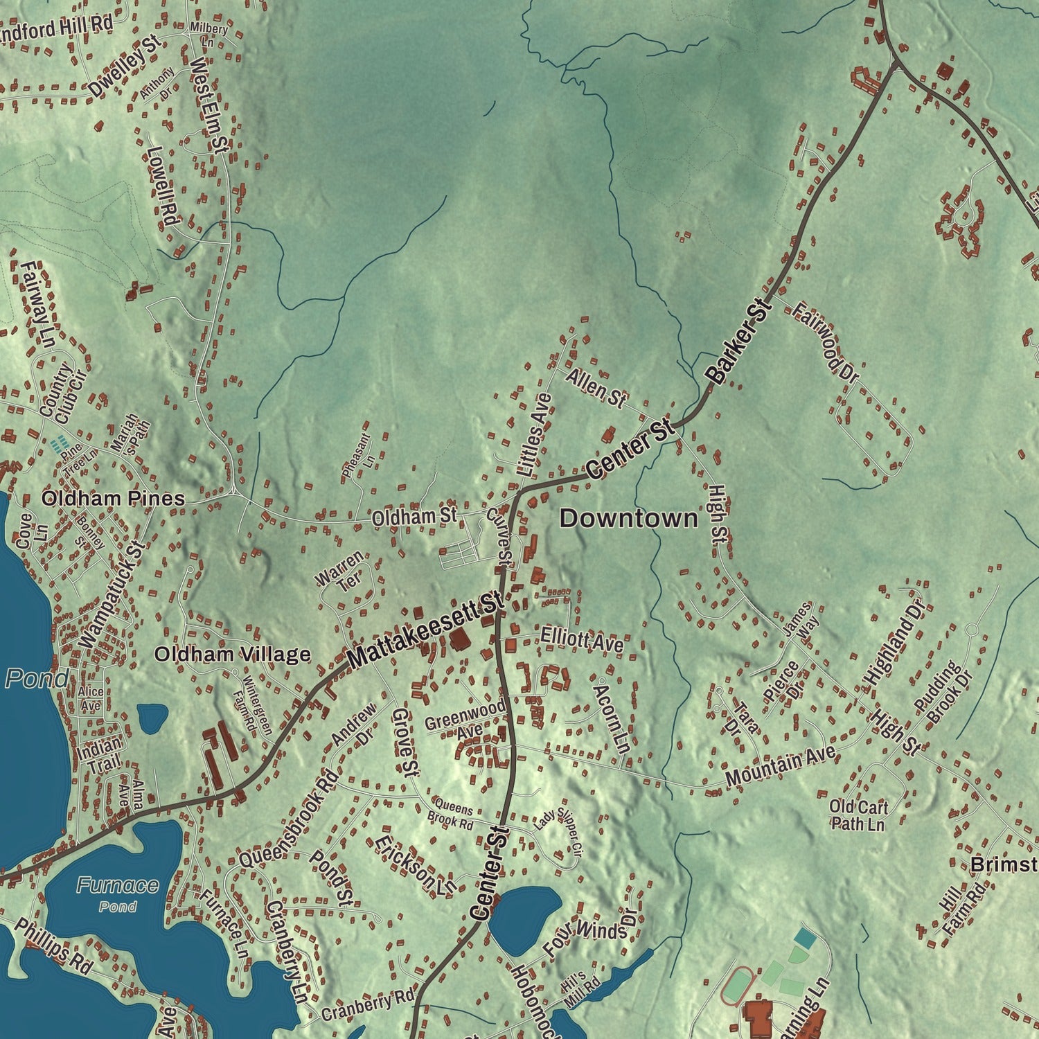 Street and neighborhood detail from the Pembroke, Massachusetts map